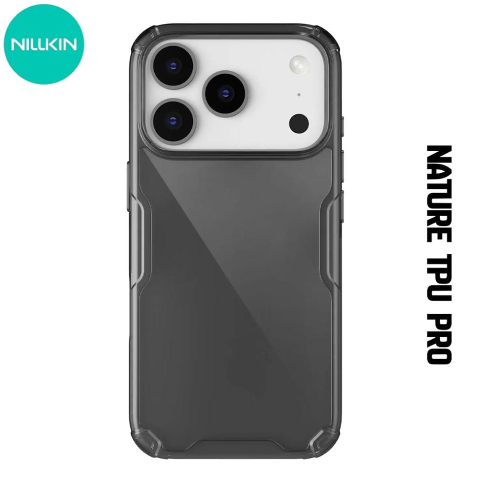 Case Nillkin Nature TPU Pro - iPhone 17 Pro - Negro Clear