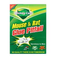 Trampa para Ratas Ratones Pericotes Pegamento Adhesivo X 5 Und Verde