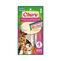 Snack para Perros Churu Pollo y Salmon  x 4 Tubos
