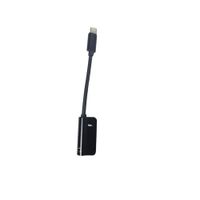 Adaptador de Carga de Audio 2 En 1 Lightning Negro