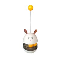 Juguete Interactivo Blanco con Dispensador de Snacks para Gatos