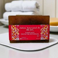 Jabón Artesanal de Ruda Herbal e Hidratante - Pack 2 Und.