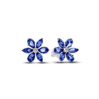 Pandora Aretes de Racimo Herbario azul mujer