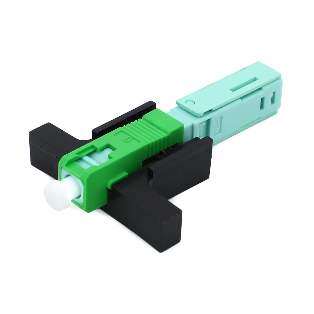 Conector Rápido SC/APC Tipo T Pack 10 Und. Fibra Óptica