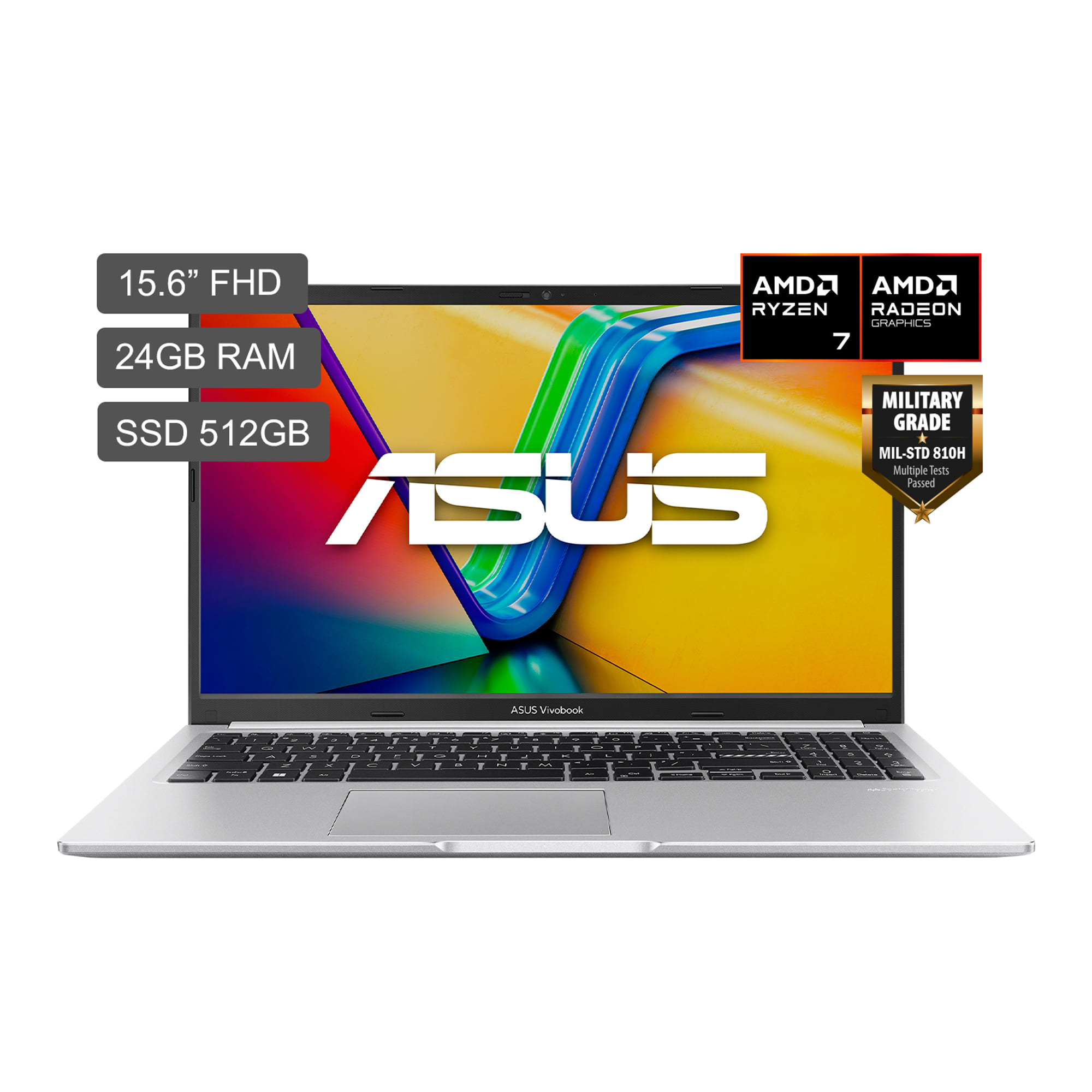 Laptop ASUS Vivobook 15 15.6"" AMD Ryzen 7-170 24GB 512GB SSD