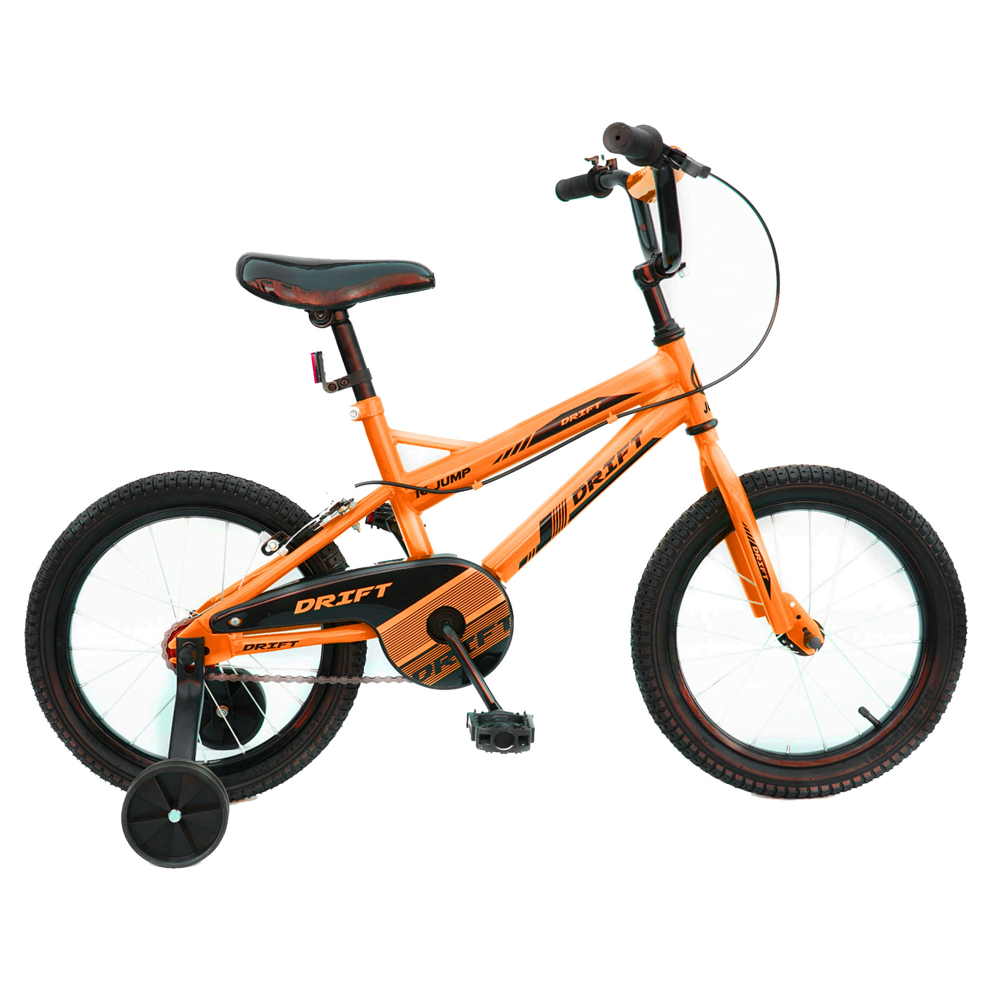 Bicicleta niños Aro 16 naranja JUMP JUMP JUMP