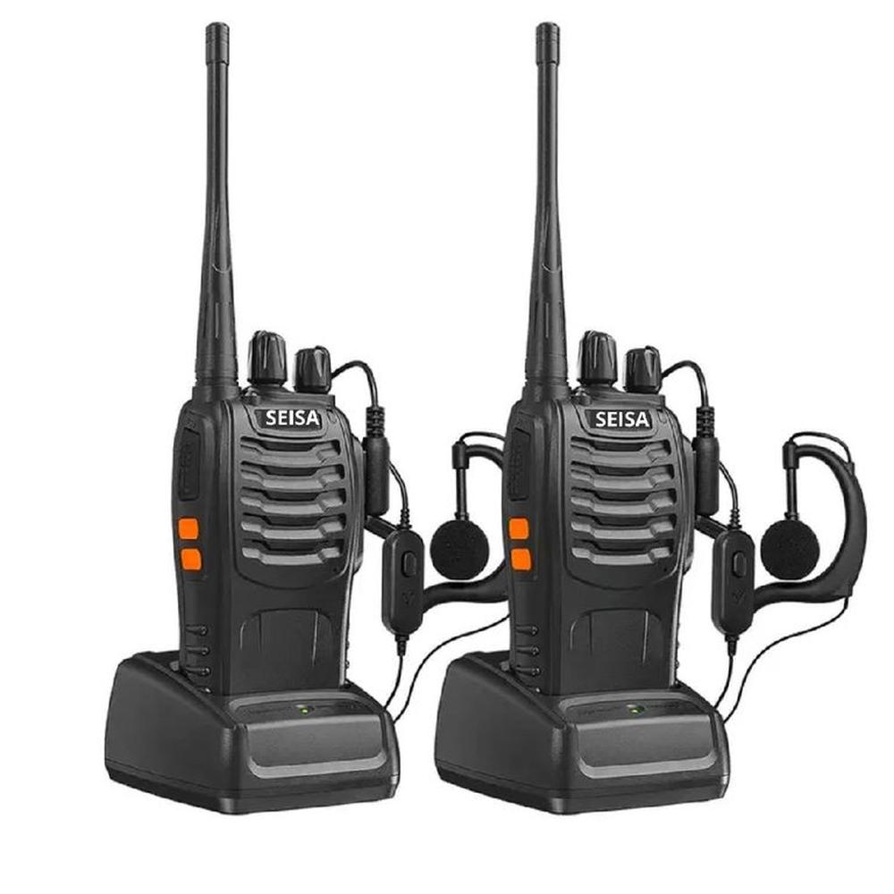 Walkie Talkie 01 Par Radio Transmisor Receptor 3KM 5w SEISA