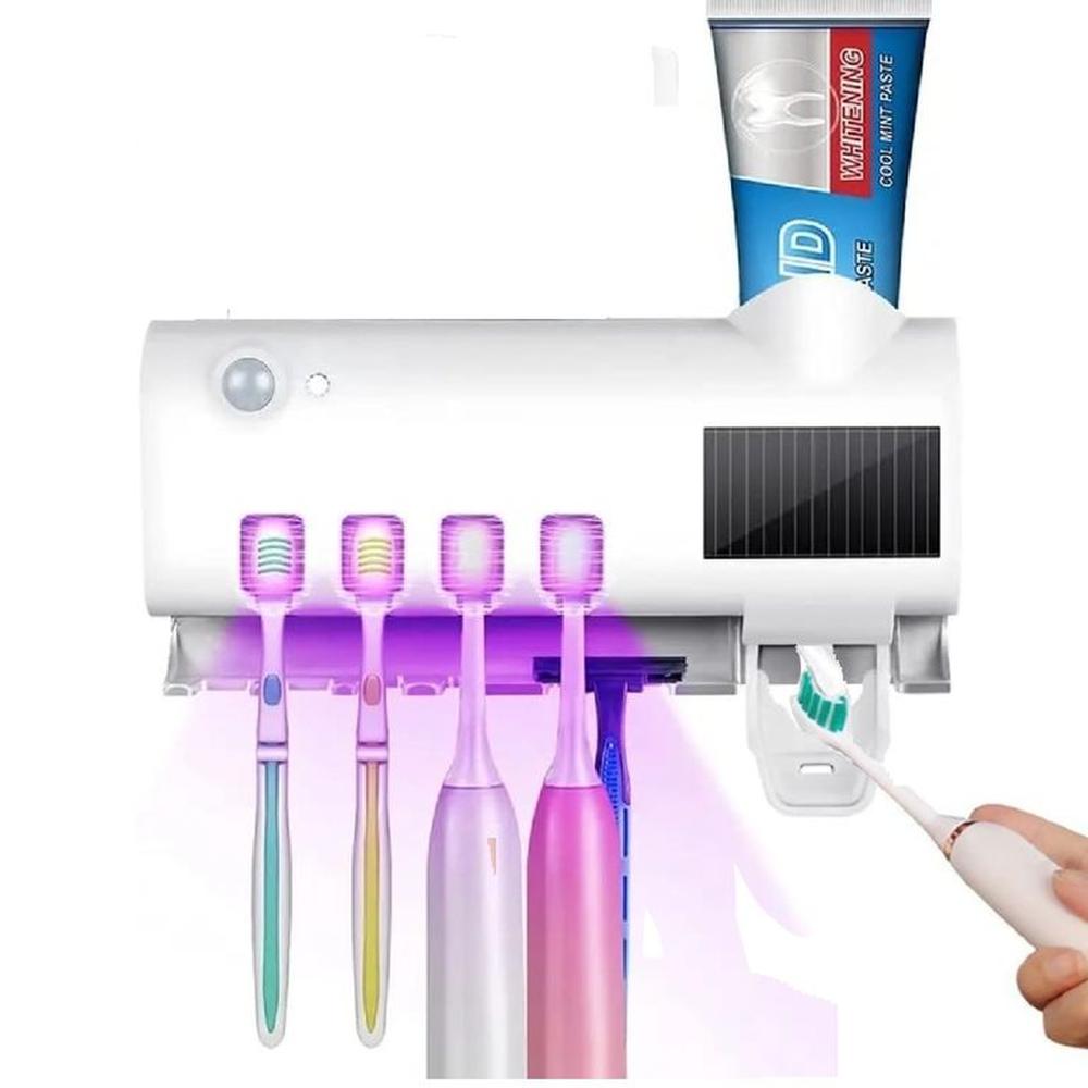 Soporte Para Cepillos Y Pasta Dental Organizador Esterilizador