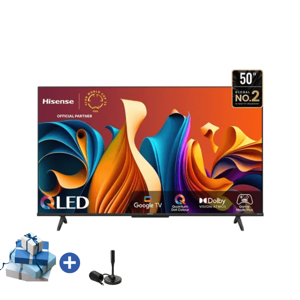 TELEVISOR HISENSE 50 50Q6N QLED 4K UHD Google TV con Antena Digital 2025