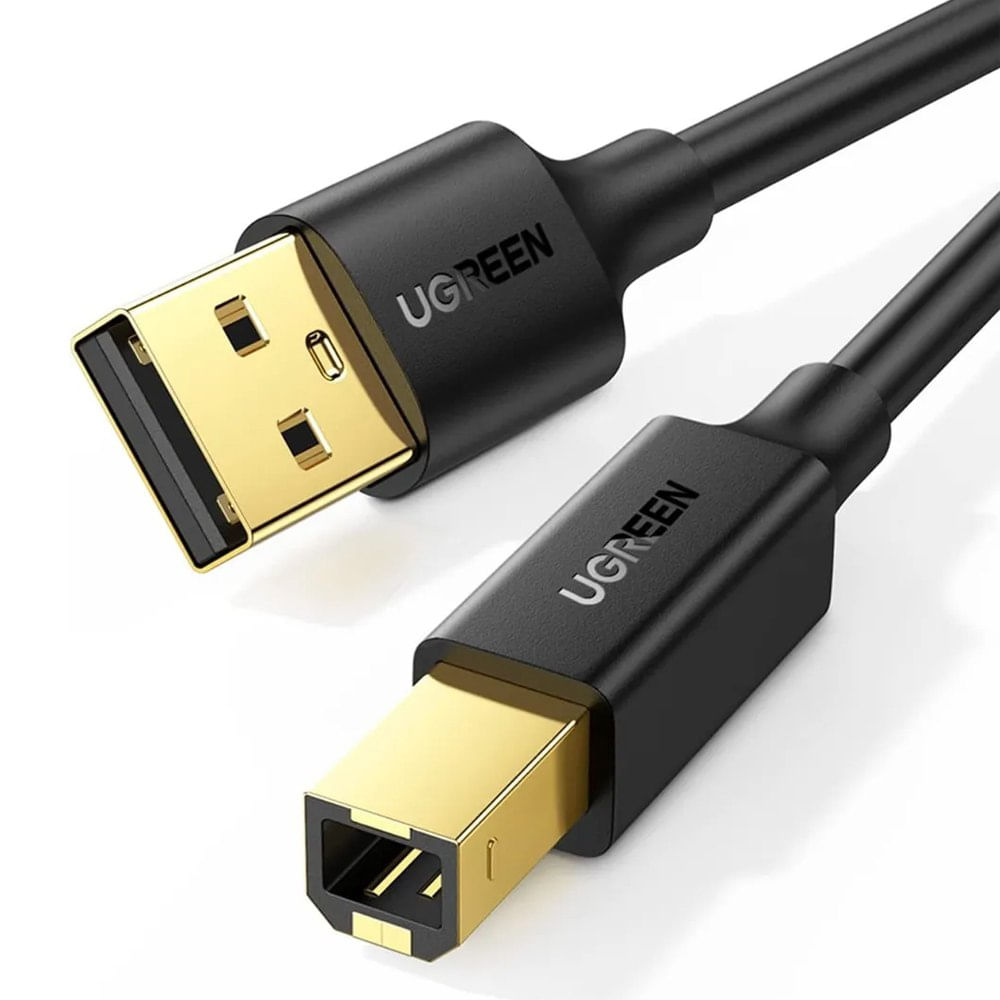 Cable para Impresora USB 2.0 UGREEN 2 Metros Alta Velocidad 480Mbps