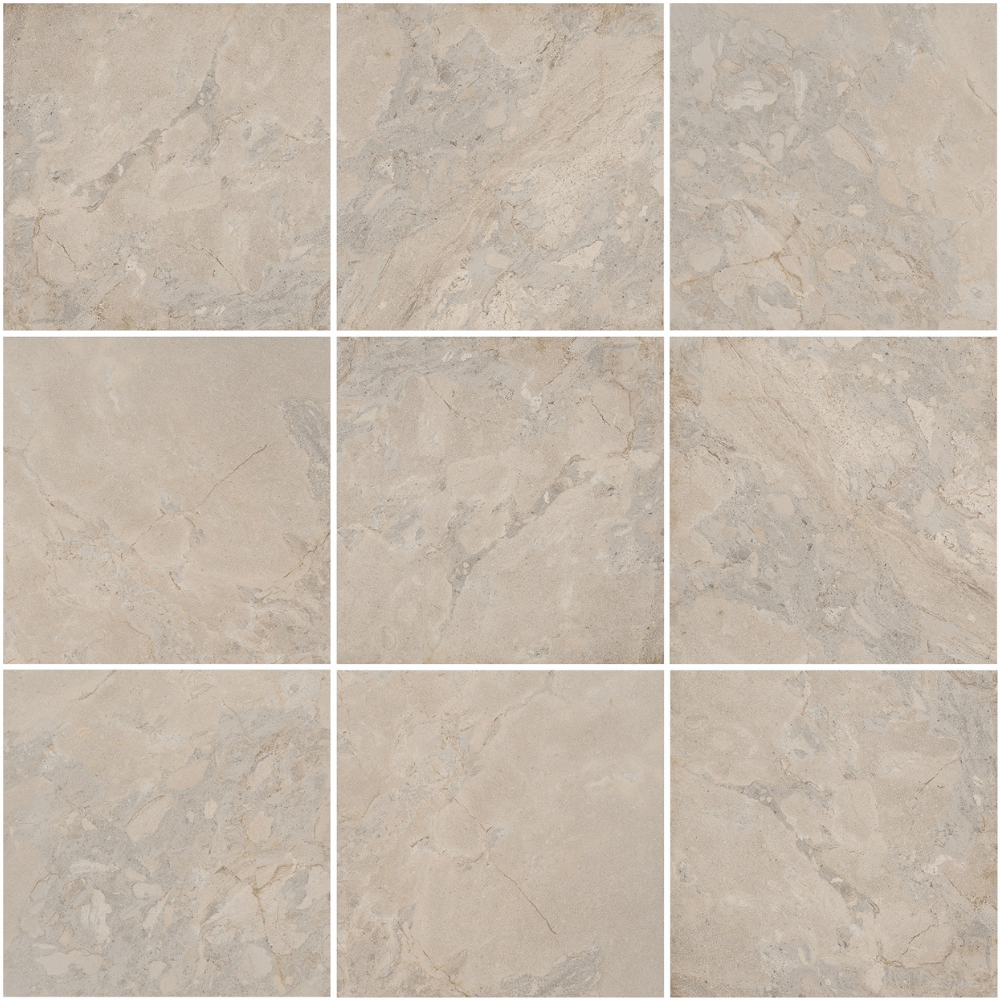 Piso Cerámico Marmolizado Regina Marrón 60x60cm 1.44m2 Gala