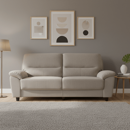 Sofá Córdoba 3 Cuerpos Gris Claro