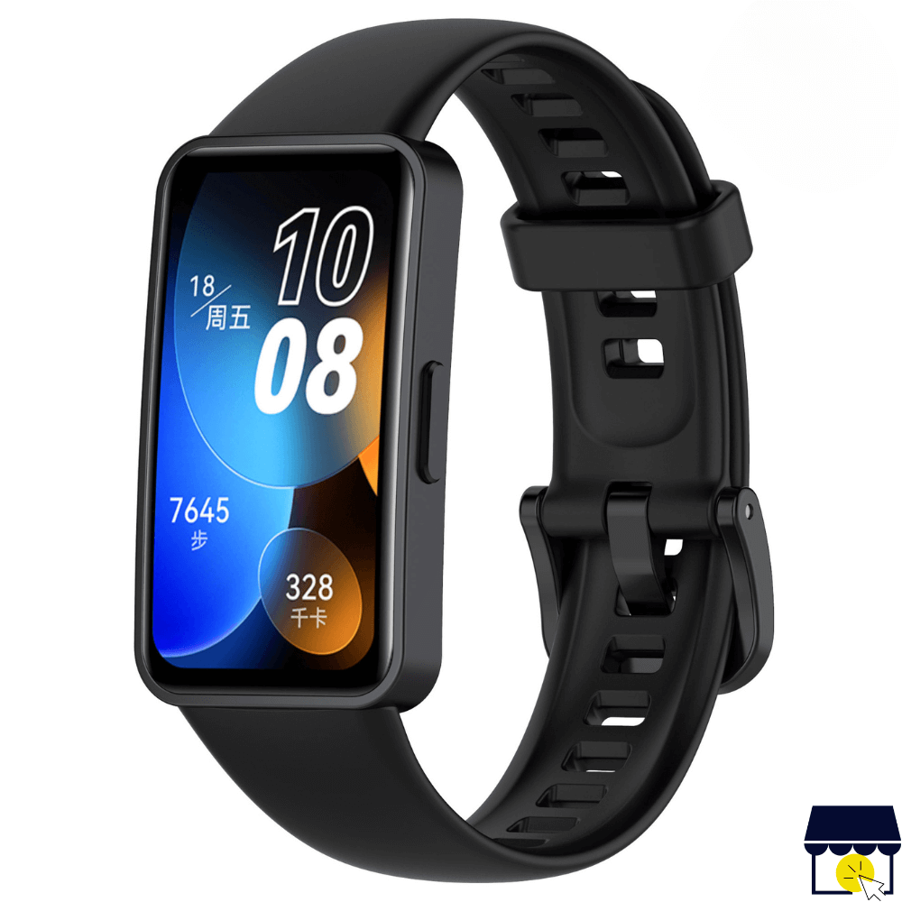 Correa de silicona para Huawei Band 8  9  10   Negro