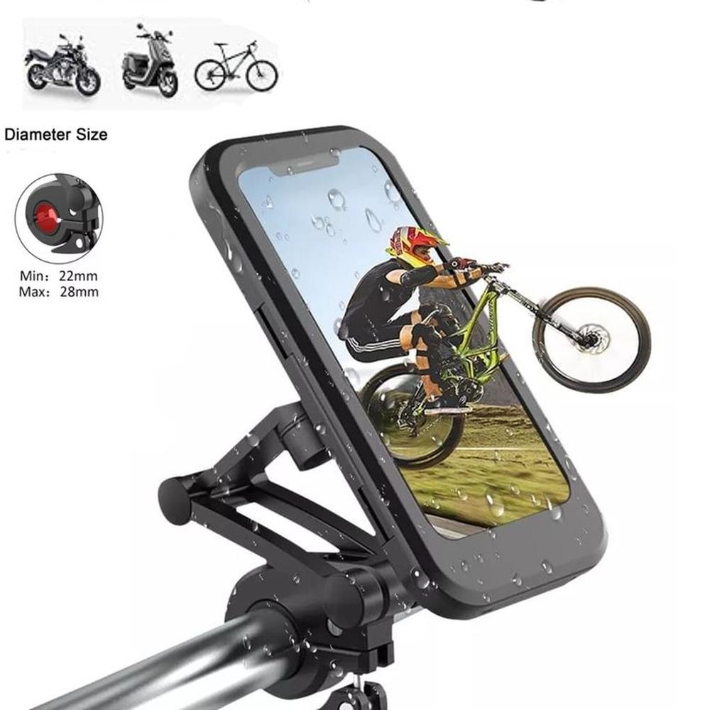 Soporte de Celular 65 Case Impermeable Holder para Moto Bicicleta