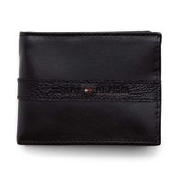 Billetera TOMMY HILFIGER Plegable Delgada - Negro Profundo