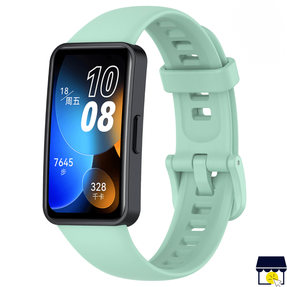 Correa de silicona para Huawei Band 8 9 10 Verde 2