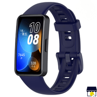 Correa de silicona para Huawei Band 8 9 10 Azul Oscuro
