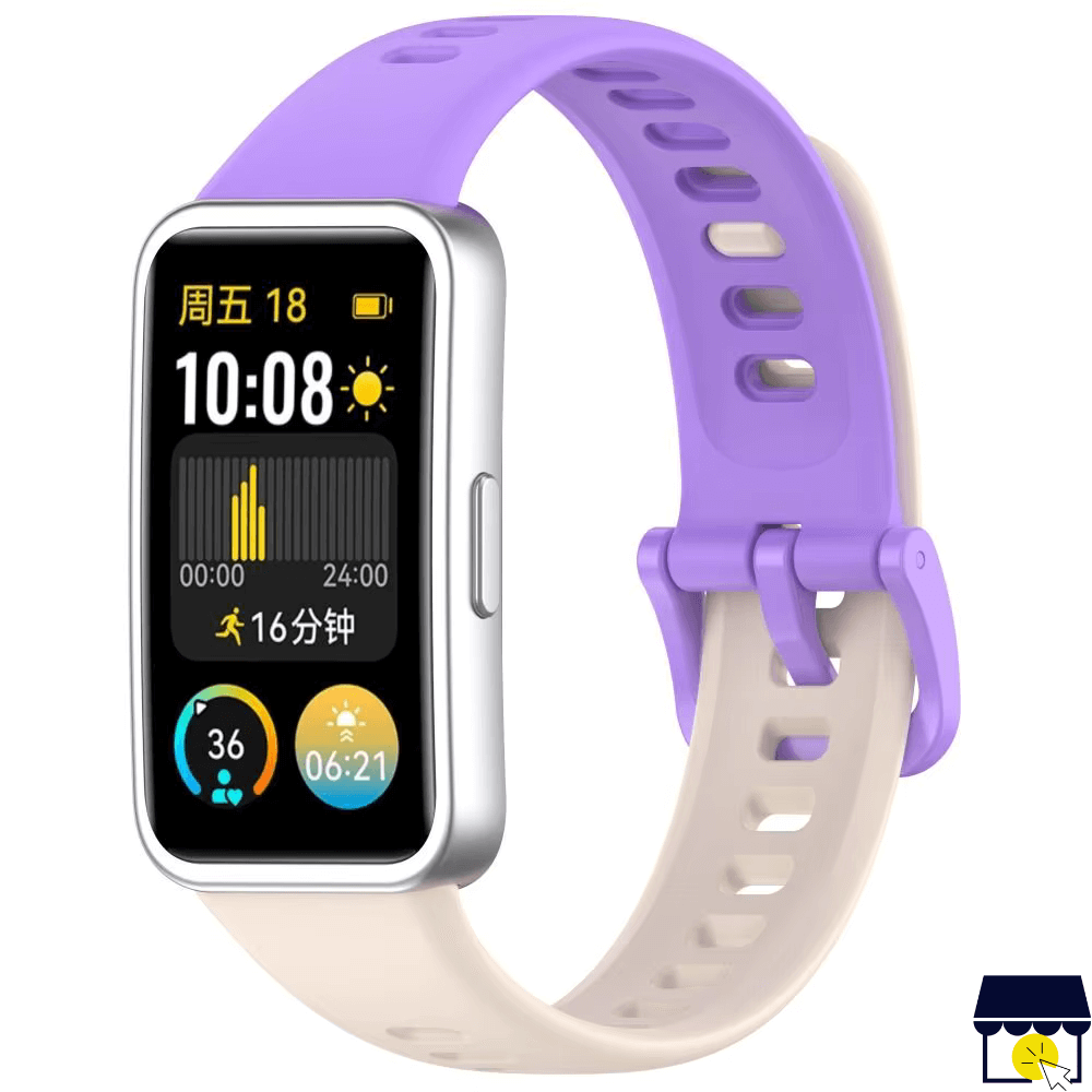 Correa de silicona para Huawei Band 8 9 10 Lila mix