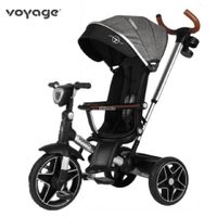 Triciclo Giratorio 360 Musical Ergonómico -HARDY- Gris