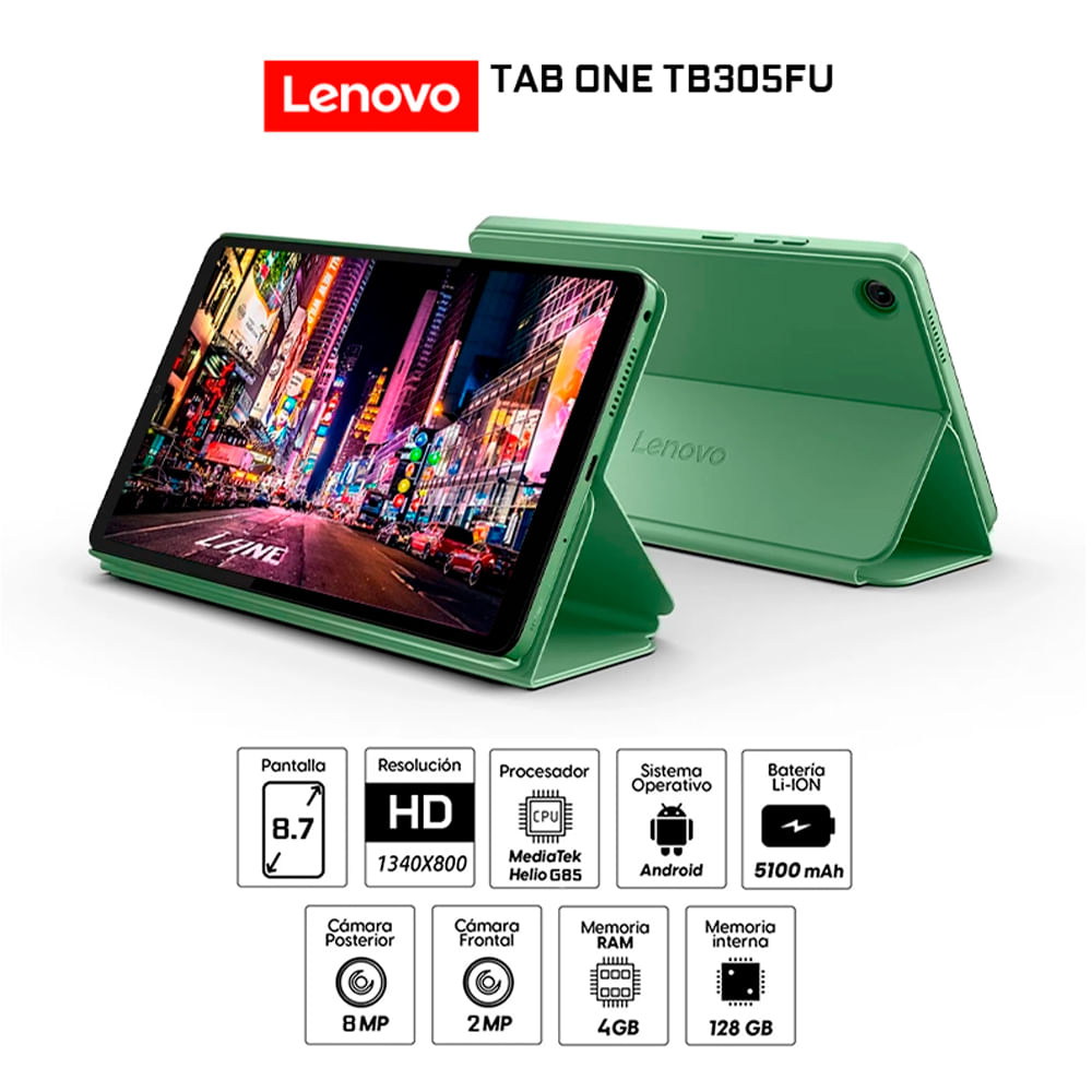 Tablet Lenovo TB305FU Tab One  Folio Case 8.7 HD WiFi 4GB-128GB
