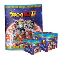 DRAGON BALL SUPER ALBUM TAPA BLANDA Y 2 PAQUETONES 100 SOBRES