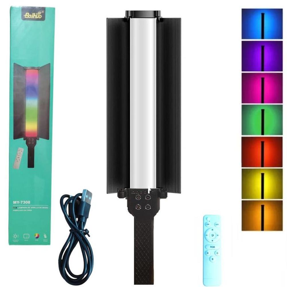 Lampara Oled Rgb de Varilla Mano Recargable Control Fotografia