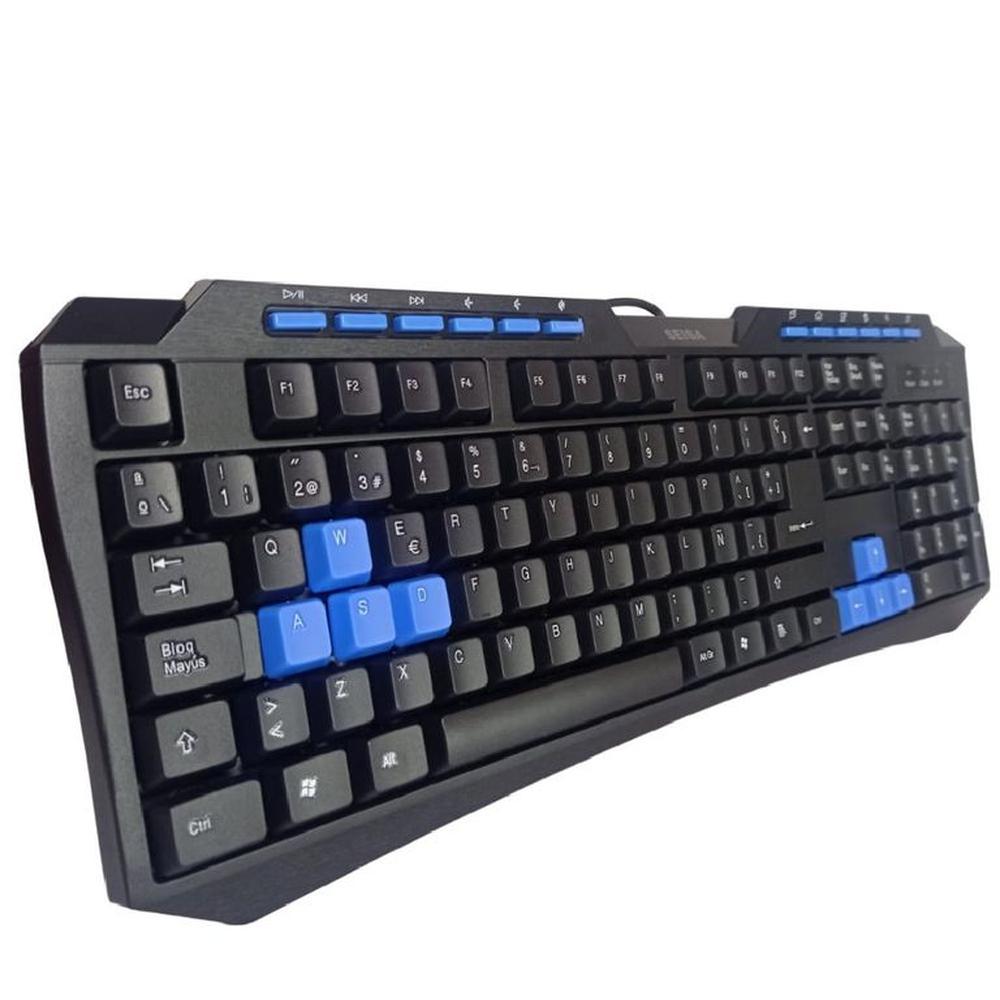 Teclado Gamer Multimedia Pc Laptop  Alambrico Seisa