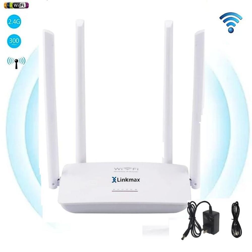 Amplificador Repetidor de Wifi Internet 300Mbps Router 4 Puertos LAN