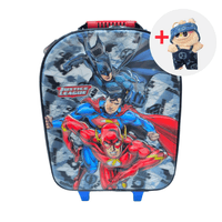 MALETA ESCOLAR KIDDO DC JUSTICE LEAGUE CON LABUBU