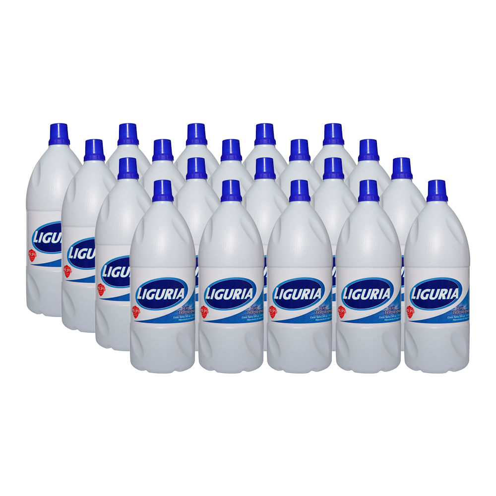 Lejía LIGURIA Tradicional Paquete 20 Botellas 345g c/u