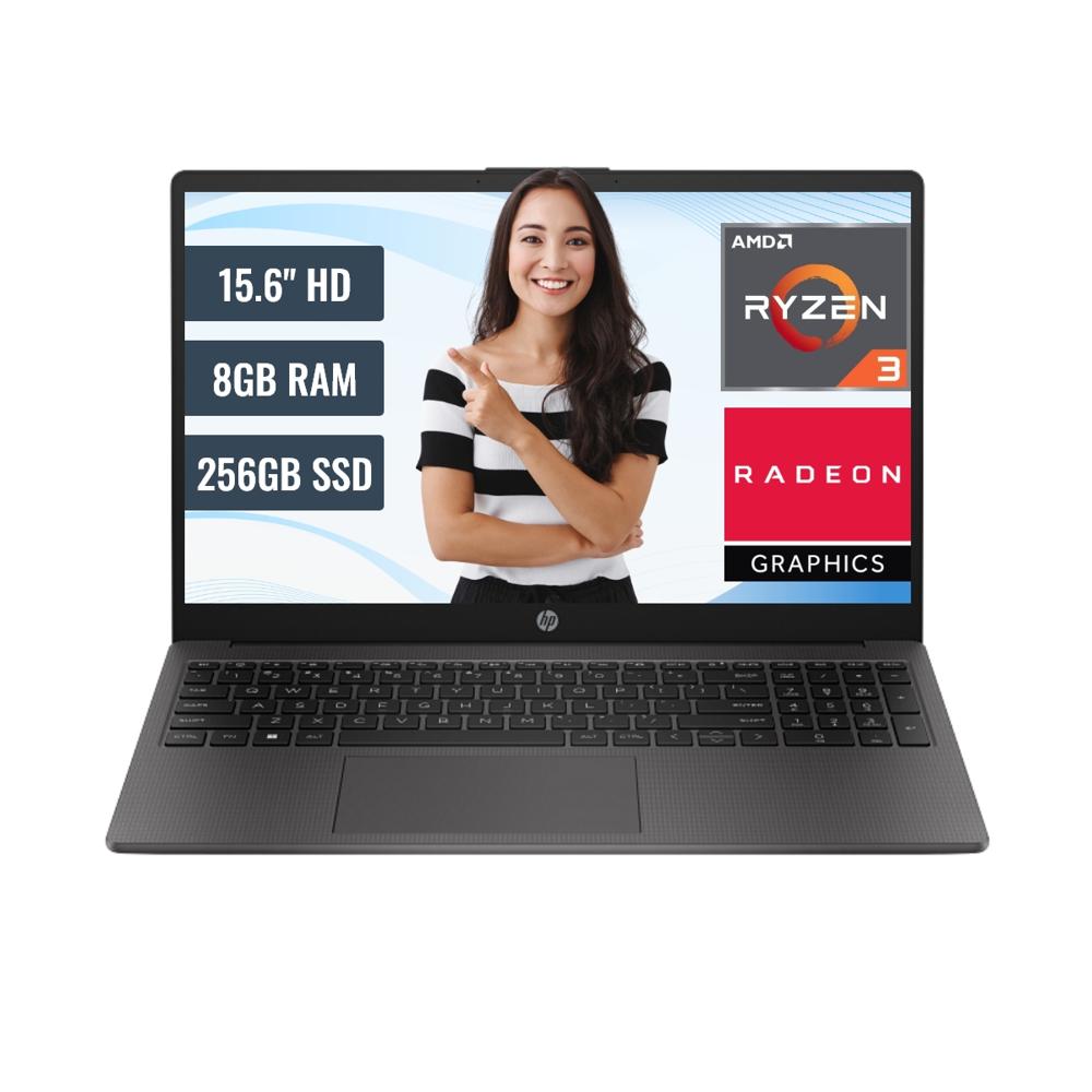 Laptop HP 255 G10 AMD Ryzen 3 7320U 8GB RAM 256GB SSD M.2 15.6 HD FreeDOS BF9X1AT