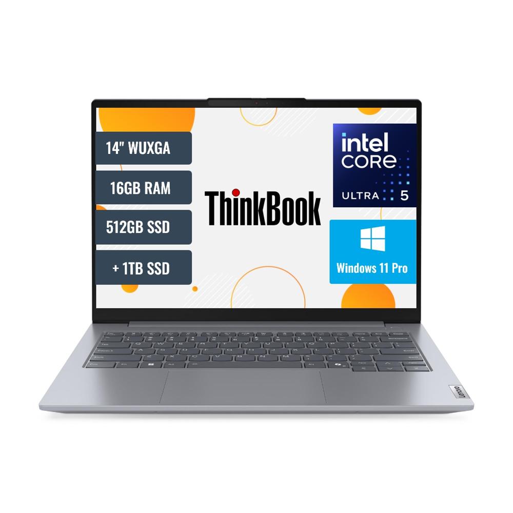 Laptop Lenovo Thinkbook 14 G7 IML Intel Core Ultra 5 16GB RAM 512GB SSD + 1TB SSD 14 21MR00CHLM1T