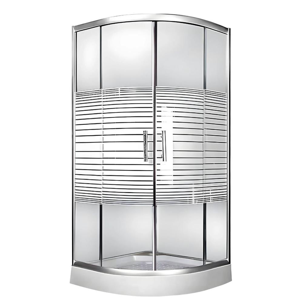 Cabina de Ducha Circular con Receptáculo - 9911-90-F02