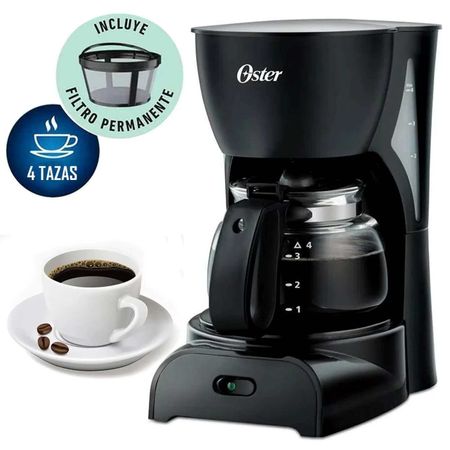 Cafetera Oster BVSTDCDR5B de 4 tazas