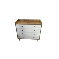 COMODA estilo vintage con cambiador melamina 18mm Beige