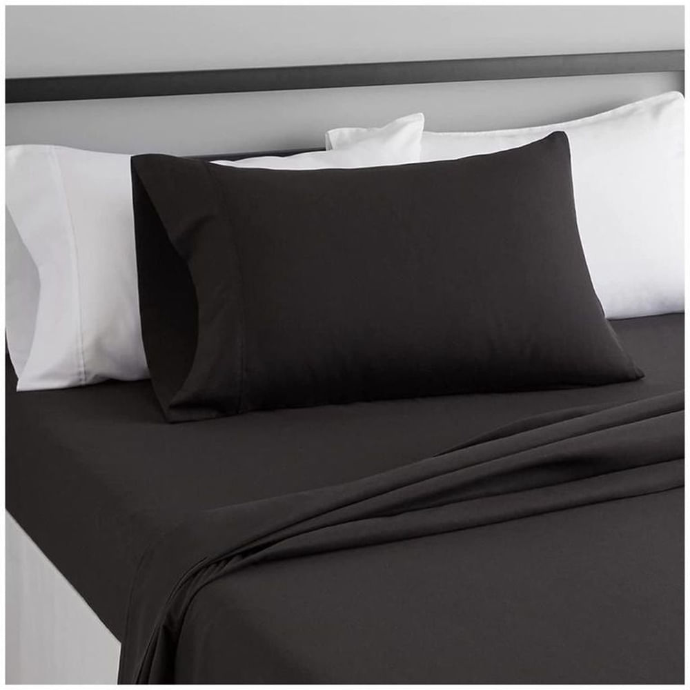 Juego de Sábanas Negro QUEEN