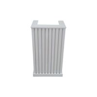 Counter Blanco Ranurado en Melamina 18 mm – Diseño Profesional