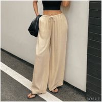 Pantalón Holgado Fresco Mujer