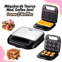 Máquina de Donas & Waffles Taurus 2 en 1