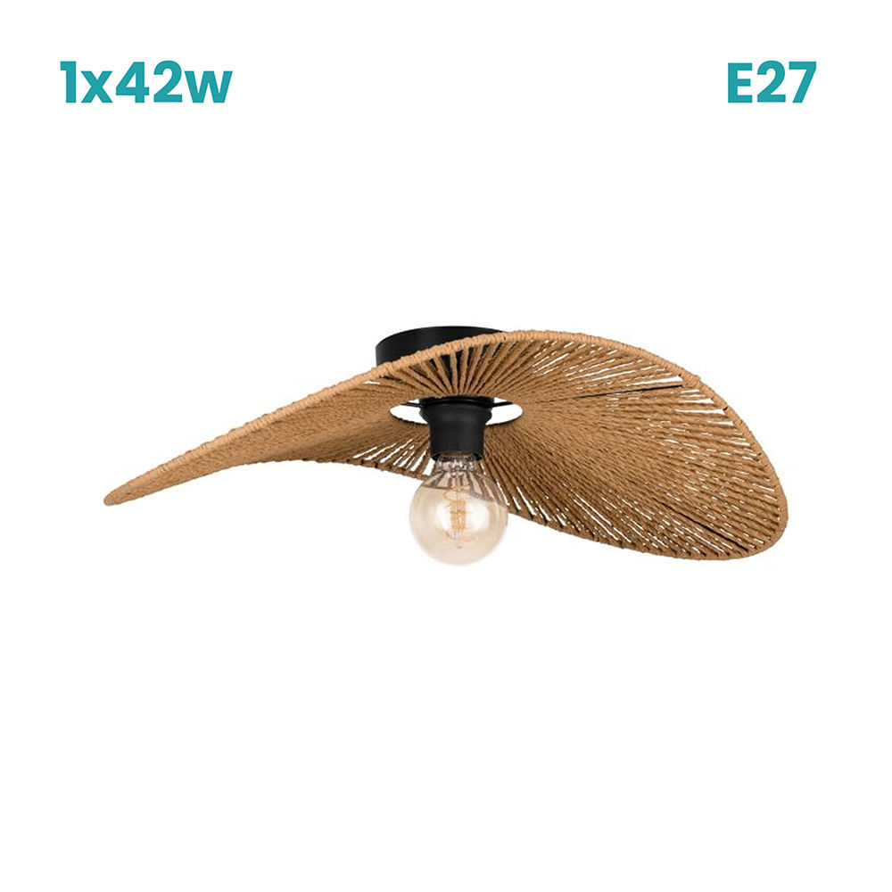 LAMP DE TECHO  SIRUELA E27 1X42W H160