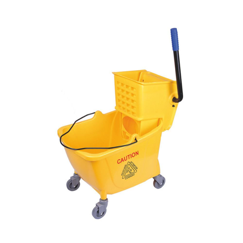 Carro exprimidor de limpieza industrial 32L con ruedas