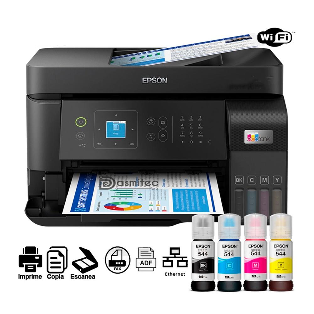 Impresora Epson L5590 Wi-Fi LAN multifuncional Imprime Escanea Fax y ADF