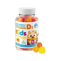 Gomitas infantiles de vitamina D3  sabor frutal 180 unidades