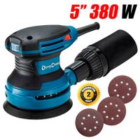 Lijadora Excéntrica Roto Orbital 125mm Dongcheng DSA02-125 380W 6 Velocidades