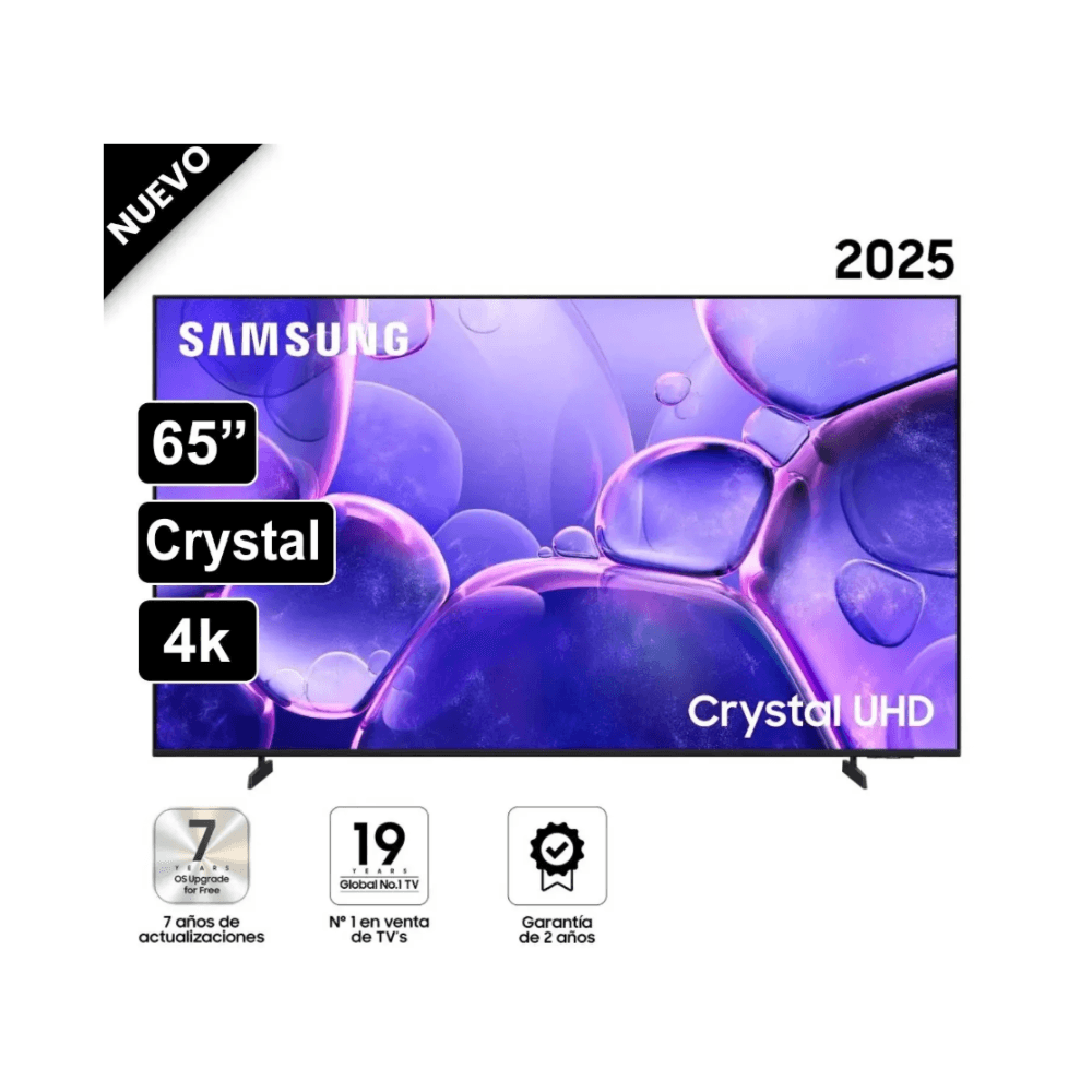 Televisor Samsung Smart TV 65Crystal UHD 4K UN65U8000FGXPE
