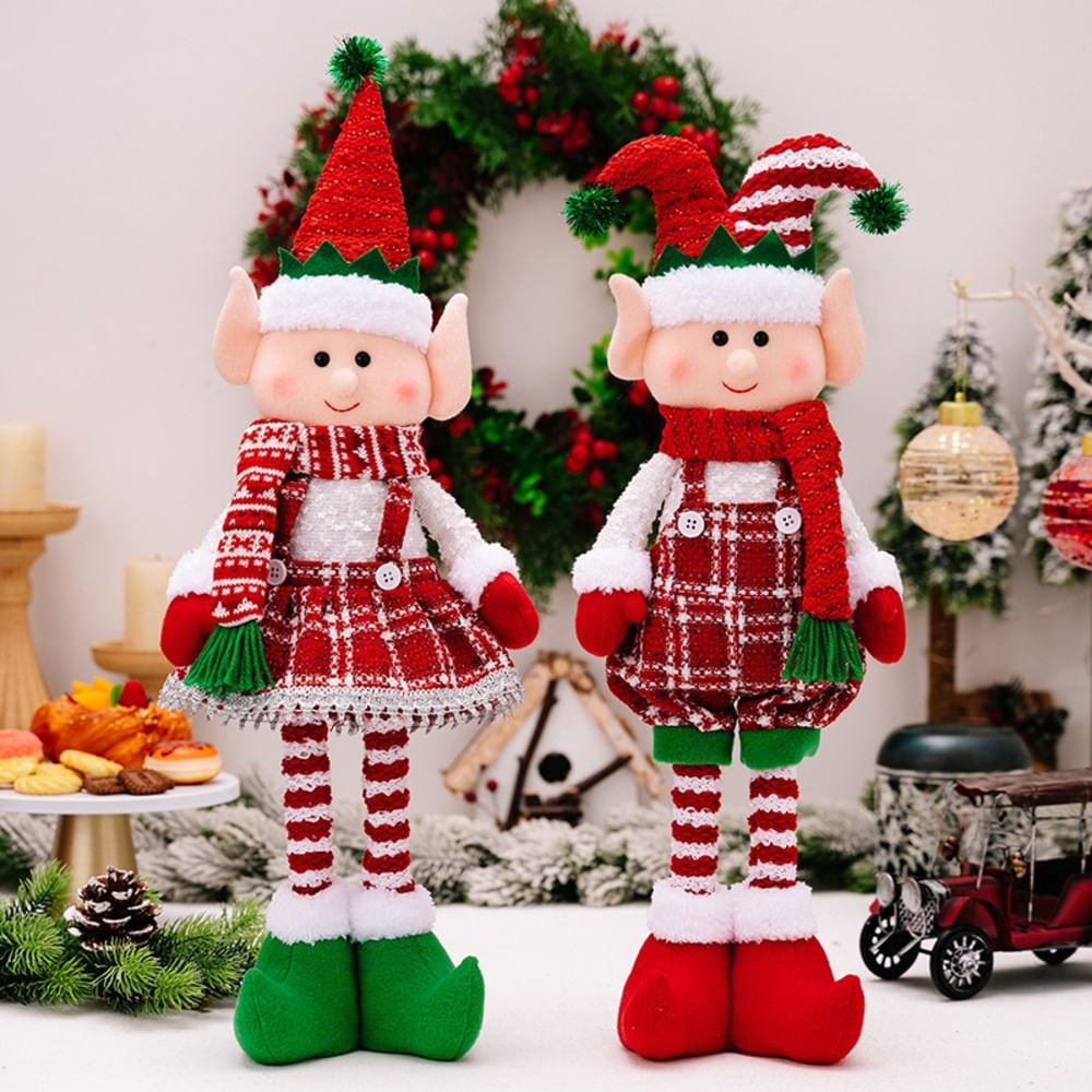 MUÑECO PATILARGA ELFOS NAVIDEÑO DECORATIVO+GENÉRICO+SD-033MW