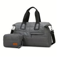Mochila Maletín Deportiva Viaje Clarisse Gris para Mujer