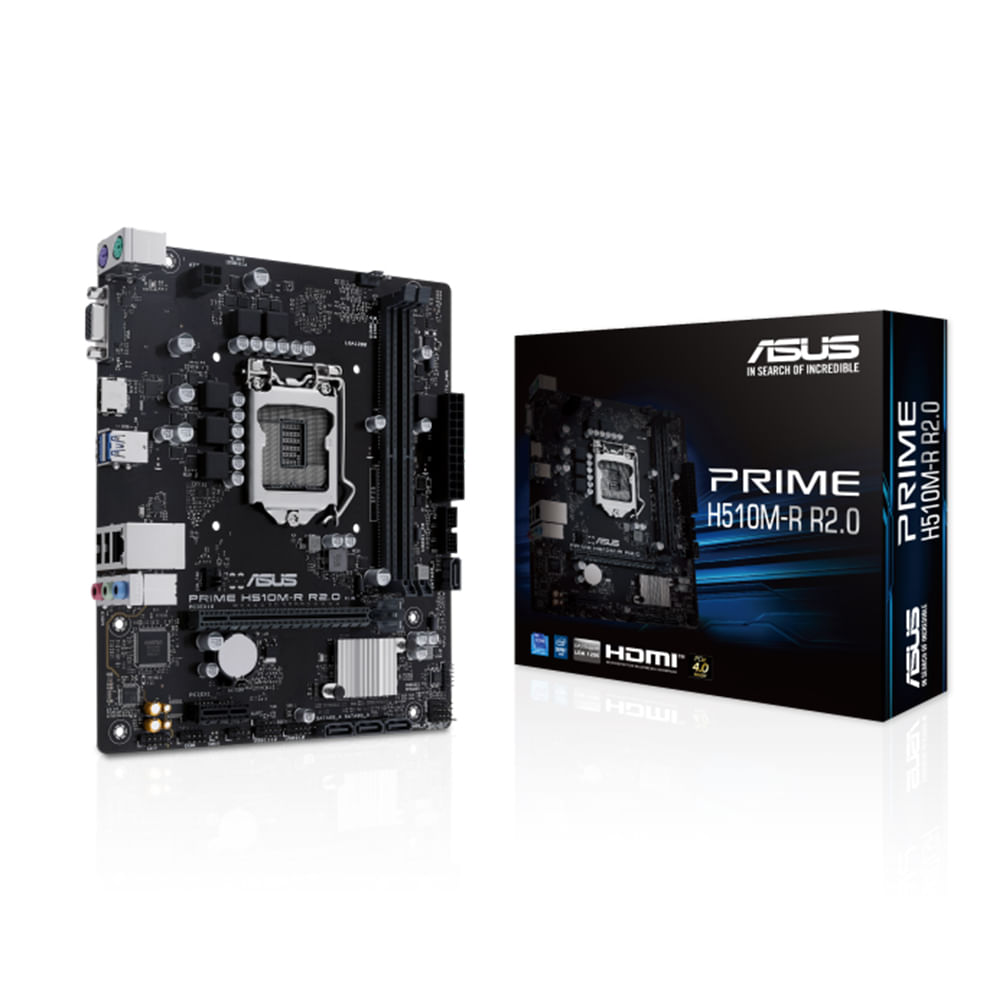 Placa Madre ASUS Prime H510M-R R2.0 - DDR4 Micro ATX Ideal para PCs de alto rendimiento