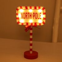 LETRERO NAVIDAD POLO NORTE+GENÉRICO+SD-07PN
