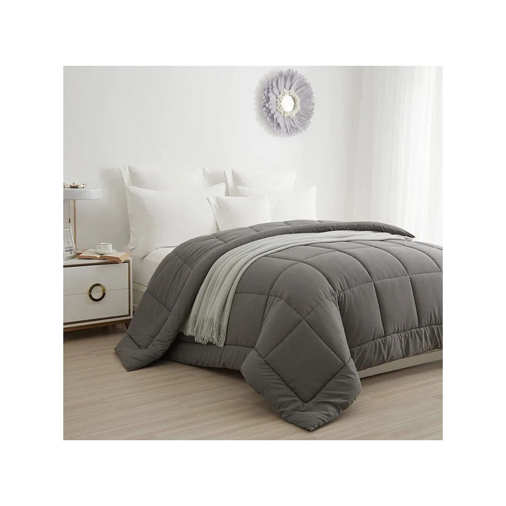 Edredón Monocromo Plomo KING
